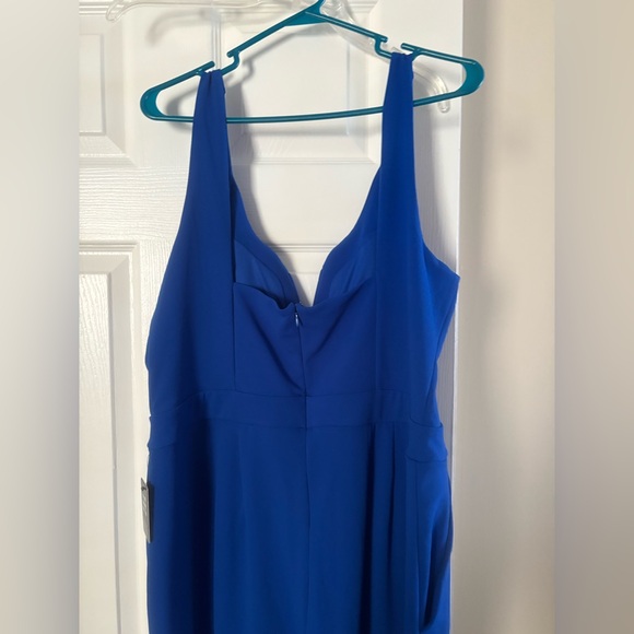 Elegant Blue Jumpsuit - Picture 4 of 4